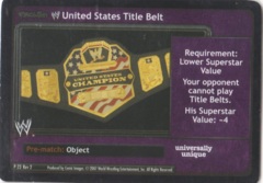Revo <WWE logo> United States Title Belt